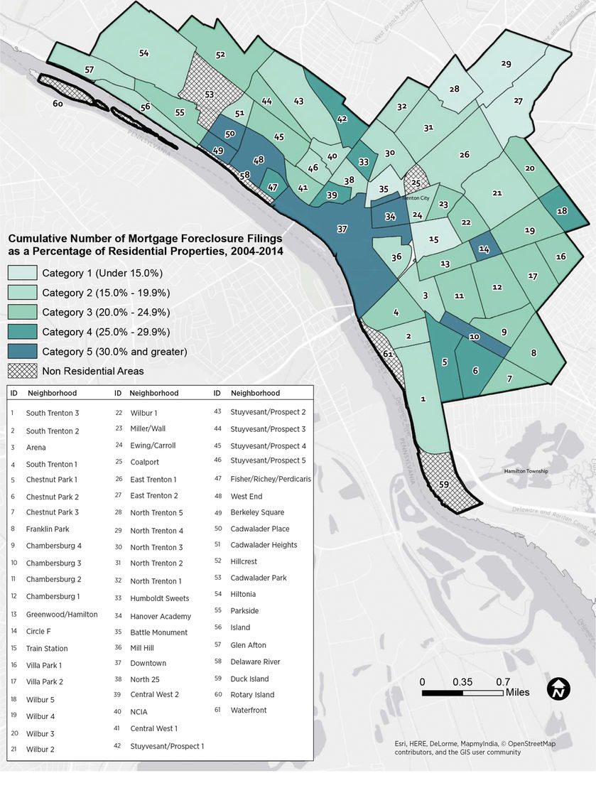 mortgage foreclosure map laying foundation for stronger neighborhoods